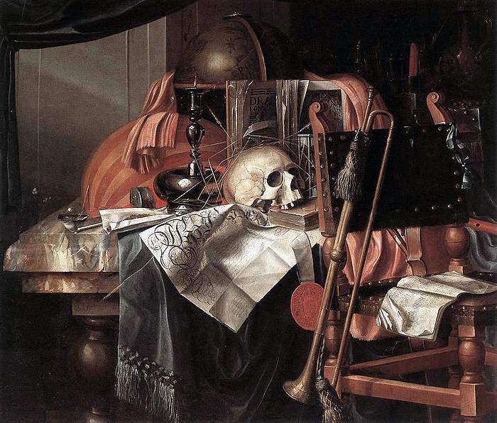 Franciscus Gysbrechts Vanitas oil painting picture